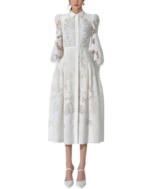 Silvia Rufino Midi Dress - White