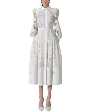 Silvia Rufino Midi Dress - White