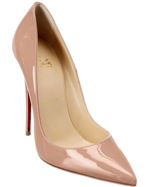 Christian Louboutin So Kate 120 Patent Pump - Natural