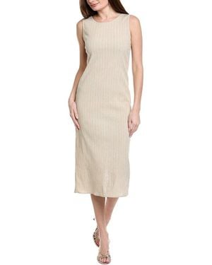 Max Mara Globale Midi Dress - Natural