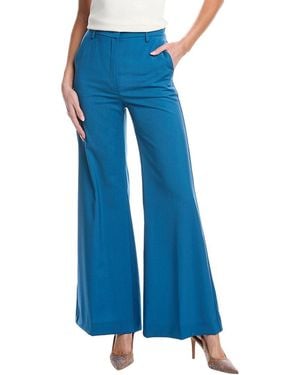 Weekend by Maxmara Sonale Wool Trouser - Blue
