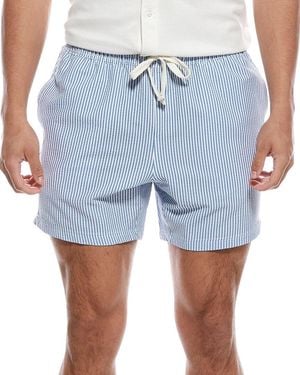 Harbor Island Seersucker Short - Blue