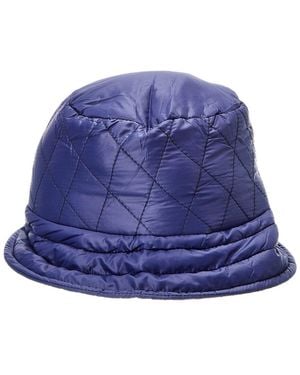 La Fiorentina Puffer Bucket Hat - Blue