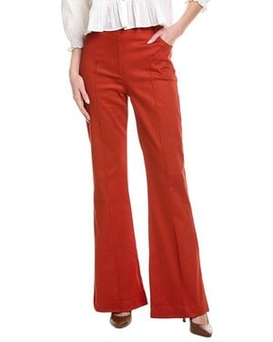 Reiss Florence Flare Trouser - Red