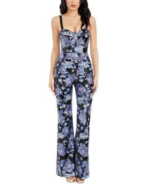 Dress the Population Presley Regular Fit Jumpsuit - Blue
