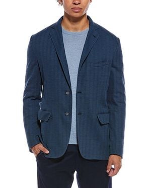 Brioni Textured Jersey Blazer - Blue