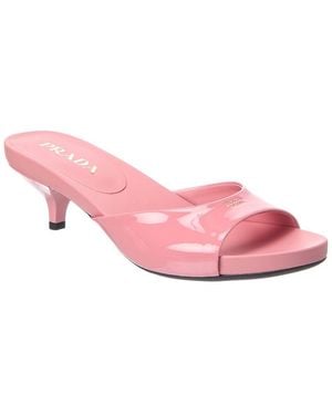Prada Patent Mule - Pink