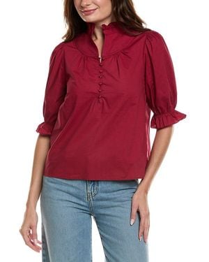 FLORA BEA NYC Edith Blouse - Red