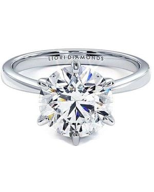 Lab Grown Diamonds 14K 2.00 Ct. Tw. Lab-Grown Diamond Sol Ring - White