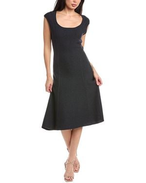 St. John Knit A-Line Dress - Black