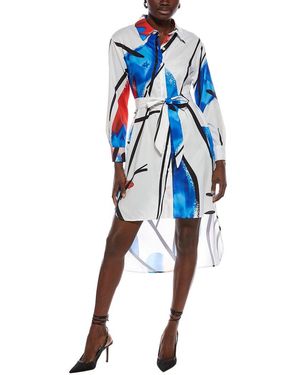 Nancy Yang Shirtdress - Blue