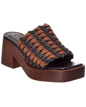 Tod's Leather Sandal - Brown