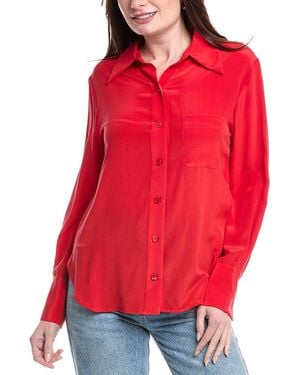Equipment Quinne Silk Shirt - Red