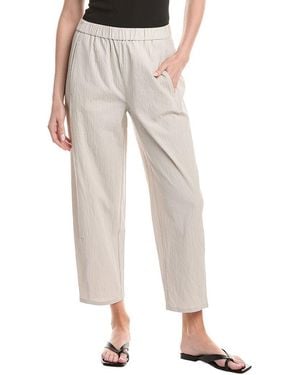 Eileen Fisher Lantern Ankle Pant - Natural