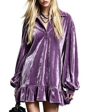 Olivia Taylor Mini Dress - Purple