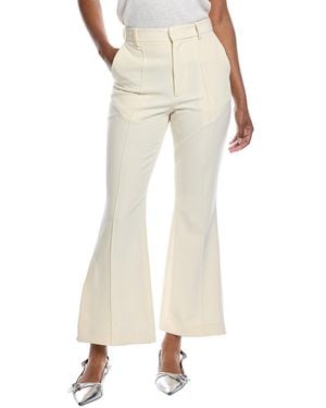 LAPOINTE Matte Crepe Flare Pant - Natural