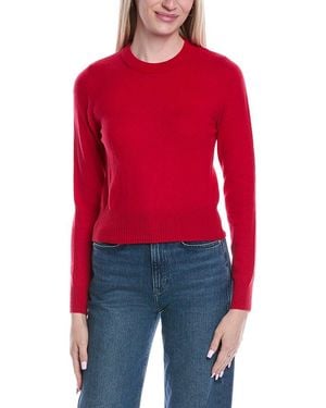 Brodie Cashmere Fitted Wool & Cashmere-Blend Jumper - Red