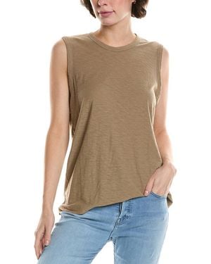 James Perse Slub Muscle Tank - Natural