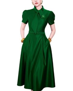 Olivia Taylor Midi Dress - Green