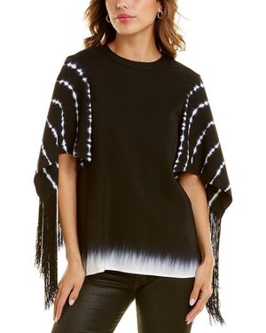 Proenza Schouler Cape Sleeve Top - Black