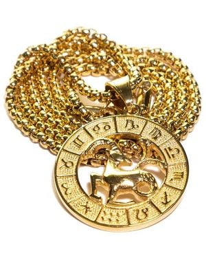 jean claude Zodiac Collection Horoscope Necklace - Metallic