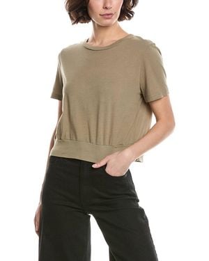 Michael Stars Dawson Banded T-Shirt - Green