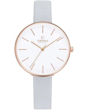 Obaku Viol Watch - White