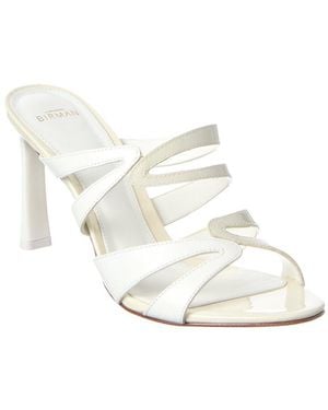 Alexandre Birman Iris 85 Leather Sandal - White