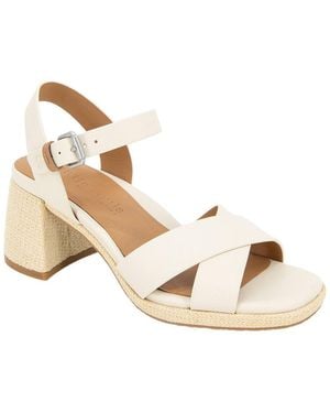 Gentle Souls Rimini Leather Sandal - Metallic