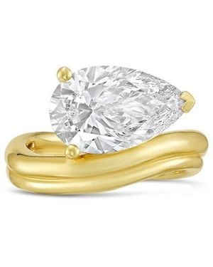 Diana M. Jewels Diana M. 18K 10.00 Ct. Tw. Solitaire Ring - White