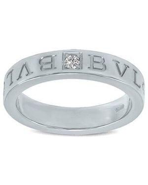 BVLGARI 18K 0.01 Ct. Tw. Diamond Ring - White