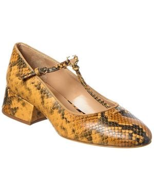 Ulla Johnson Leather Slingback Pump - Natural