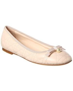 Dior Leather Ballet Flat - Pink