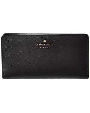 Kate Spade Marlee Large Slim Bifold Wallet - Black