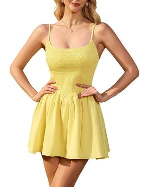 Amanda Royal Mini Dress - Yellow