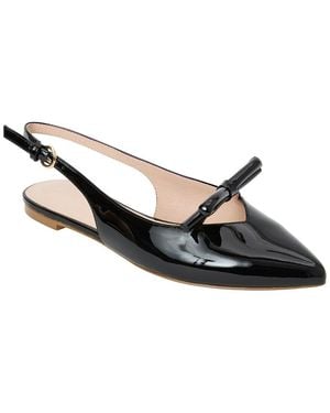 Jack Rogers Lennox Leather Flat - Black