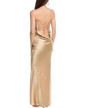 retrofte Nicole Silk Chiffon Dress in White | Lyst