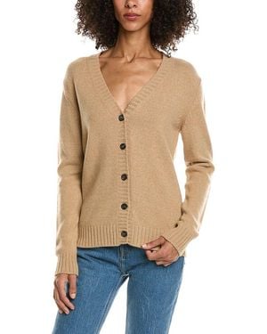 Prada Wool & Cashmere-Blend Cardigan - Blue