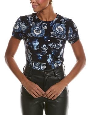 L'Agence Ressi Crew Porcelain Top - Blue