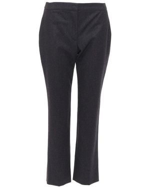 McQueen 2019 Wool Tapered Pant, Size It (Authentic Pre-Loved) - Blue