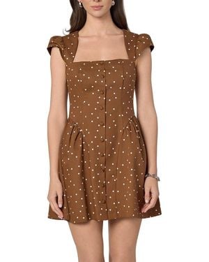 Astr Averi Mini Dress - Brown