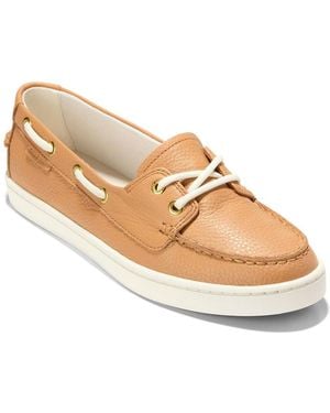 Cole Haan Nantucket Leather Penny Loafer - White