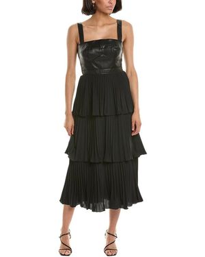 AMUR Ozzy Midi Dress - Black