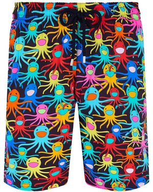 Vilebrequin Medusa Longer Short - Blue