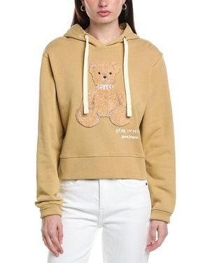 Palm Angels Hooded Sweatshirt - Natural