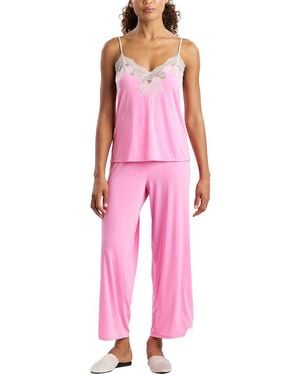 Natori 2Pc Enchant Cami Pyjama Set - Pink