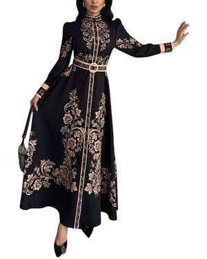 WELLWAY Maxi Dress - Black