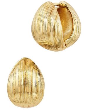 Savvy Cie Huggie Earrings - Metallic
