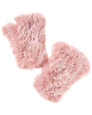 Surell Knit Texting Mitten - Pink