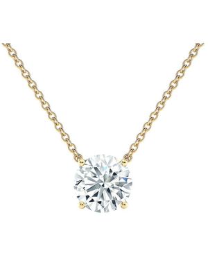 Sabrina Designs Lab Grown Diamonds 14K 2.00 Ct. Tw. Lab-Grown Diamond Solitaire Necklace - Metallic